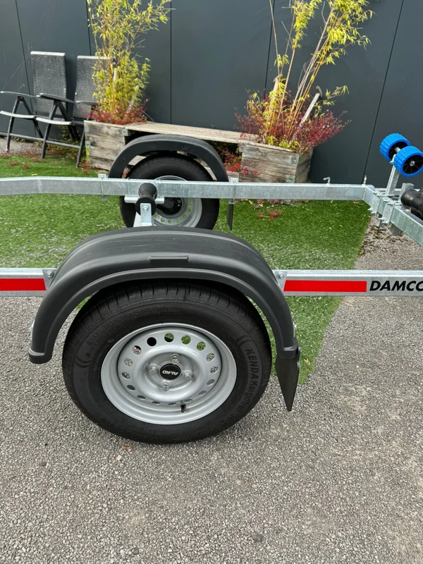 Damco D-600 Boottrailer, niet kantelbaar