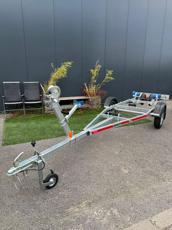 Damco D-600 Boottrailer, niet kantelbaar