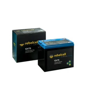 Rebelcell 12V75 EDGE LiFePO4 accu