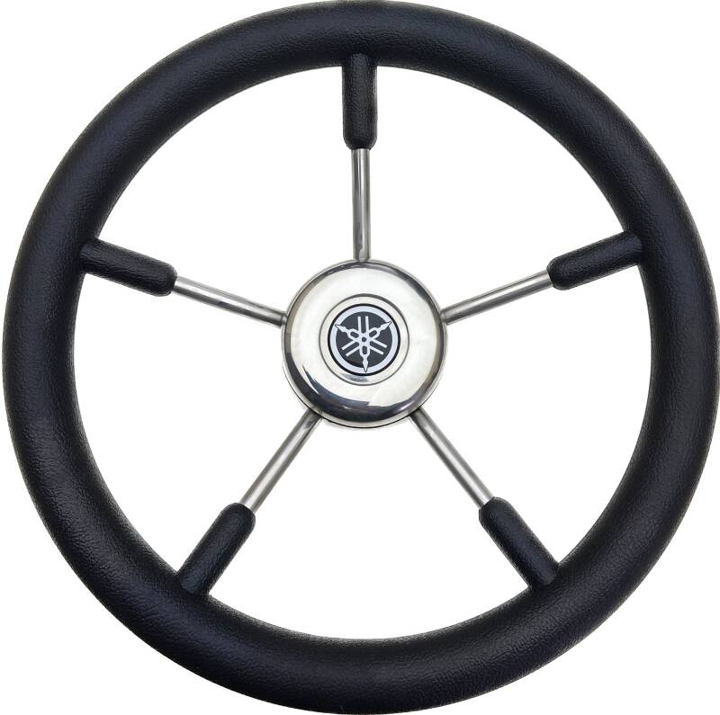 Origineel Yamaha boot stuur voor sloep of tender — Zwart
