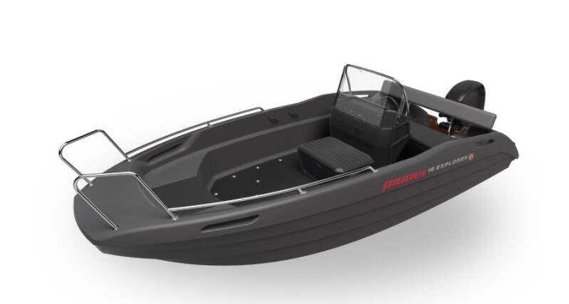 Pioner 16 Explorer Special Edition (Wide) - polyethyleen / kunststof boot — Wit