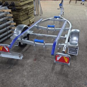Tonca 500 glijplanken, boottrailer