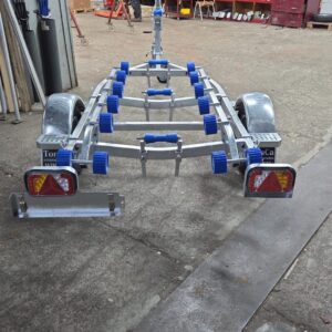 Tonca 500 RB Boottrailer – Ongeremd | Tot 450 cm | 750 kg As | Rollerbaan