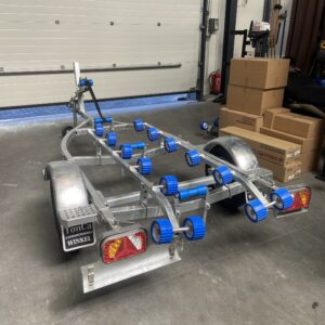 Tonca 500 RB Boottrailer – Ongeremd | Tot 450 cm | 750 kg As | Rollerbaan